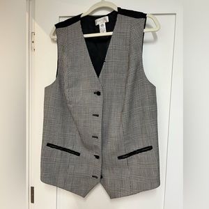 Vest.  Grey. With lining.  High quality.